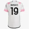 S-4Xl Fans Joueur Chiesa Football Di Maria 2023 2024 Domicile Milik Vlahovic Kean Pogba Mckennie Locatelli Top Maillots 23 24 Hommes