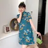 Этническая одежда fzslcyiyi Plus Size 3xl 4xl Vintage Modern Cheongsam платье Женские вечеринка повседневное лето Qipao традиционные китайцы