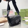 Bolsa tiracolo de couro designer - Estilo elegante com várias funções para moda feminina e uso diário