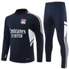 2023 24 LyonTracksuits Jacket 22 23 Oly Lyonnais Survetement Jacket Toko Ekambi Survetement Bruno G Kadewere Dembele Aouar Training Suit