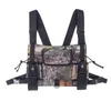 Jachtjassen Tactisch Camouflage Radioharnas Borst Rig Bag Front Pack Pouch Vest Holster Carrier Two Way Walkie Talkies Caza