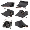 Novidade jogos mini conjunto de skate de dedo crianças kit de parque de skate de dedo faça você mesmo dedo skate montagem de brinquedo rampa acessórios skate traini 230710