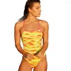 Costume da bagno da donna Costume da bagno femminile Bikini Costume intero sexy e confortevole Abbigliamento funzionale per il nuoto in acque libere