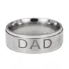 Cluster Rings Mens Father Dad Titanium Ring Engraved Love You For Family Gift Christmas Birthday (13)