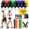 Motståndsband 360lb Motståndsband Dragrep Set Expander Yoga Träning Fitness Gummirör Band Stretchträning Hemgym Träning Elastisk HKD230710