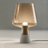 Table Lamps Nordic Desk Lamp Creative Cement Led For Bedroom Living Room Bedsidehome Decoration E14/E27 Modern