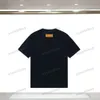 xinxinbuy erkekler tasarımcı tişört tişört 23ss paris denim cepler kısa kollu pamuk kadınlar beyaz siyah mavi xs-l