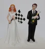 Fournitures de fête Faveur de mariage et décoration - Le look de l'amour mariée marié Couple Figurine Cake Topper