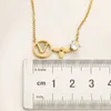 Vergulde diamanten halsketting ontwerper merk sieraden bedel geschenk ketting 925 zilver roestvrij staal lange ketting zwemmen non-fade ontwerper klavertje vier ketting