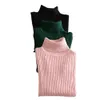 Op de lente van 2019 hebben vrouwen gebreide turtleneck trui casual zachte poloneck jumper mode slanke femme elasticiteit pullovers7835298