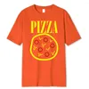 Męskie koszulki z krótkim rękawem pyszna pizza entuzjastów Tshirt mężczyźni oddychająca odzież dresowa modna koszulka odzież osobowość ponadgabarytowe bawełniane topy