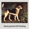 Classique Animal Toile Art Cheval Paysage Ringwood A Brocklesby Foxhound George Stubbs Peinture Peint À La Main Hôtel Room Decor