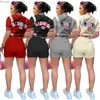 Women's Tracksuits Women Tracksuits Two Piece Skirts Shorts Set Designer 2023 New Printed Short Sleeve Baseball Bomber Jacket Pleated Skirts Suit S-XXL Z230711