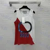 Tasarımcı Tankları Kadın Tişörtlü Mektup Pullu Tank Top Moda Kolsuz Tees Kadın Giyim