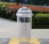 Drinkware Tumblers 이중 플라스틱 20oz 워터 컵 학생을위한 투명한 밀짚 컵