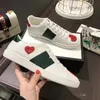 ACE sneakers Groen Rood met web Streep Heren dames Casual Schoenen Italië Luxe Tiger Snake Sneaker Trainers Bee Geborduurd Wandelen Sporttrainer 12