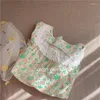 Женская одежда для сонной одежды ins inst styst flowers reffle sleephirts.