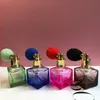 100 sztuk 8ml balon poduszka powietrzna butelka perfum Atomizer w sprayu kolorowe kwadratowe butelki z rozpylaczem bezpowietrznym do napełniania perfum Qosbc