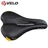 Selle per bici VELO VL-3147 Comfort PU Leather Steel Rail 273x179mm MTB Sella per bici da strada Cuscino per sedile per bicicletta unisex Accessori per ciclismo HKD230710