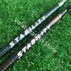 Hastes para tacos Putter Black Stability Tour Carbon Golf Shaft Adaptador Hastes para tacos Stability Ei Gj 1.0 Carbon Steel Combined Putters Shaft 230707