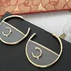 2023 Designer Hoops Luxury Women Earings Womens Designer Hoop C Letter Earring Bracelet Necklace Sets Designers Jewelry Earrings Studs