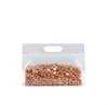 Flat Bottom Bag Food Nuts Storage Pouches Clear Zip Self Sealing Packaging Bag JL1506