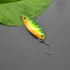 Baits Lures OUTKIT 7pcs Mix Colors 3.cm 3.5g Fishing Spoon Lure Swim Bait Isca Artificial Trout Pesca Fishing Tackle Leurre Truite Spoons HKD230710