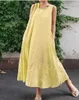 Celmia 2020 Maxi Langes Kleid Mode Frauen Sommer Sommerkleid Baumwolle Rüschen Casual Lose Ärmellose Party Vestidos Mujer Plus Größe Y0118