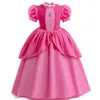 Robes de fille Cosplay filles robe été mignon dessin animé maille petite princesse fête noël cadeau d'anniversaire 2-10 ans enfants mode