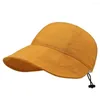 つば広帽子女性の夏の帽子バケツサンキャップ女性のためのポリエステルルーズ頭囲大型 UV 保護ビーチ外出 TY0146