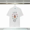 أزياء رجال T Shirt Casablancas Womens tshirts رسائل صدرية عرضية طباعة الأكمام القصيرة الصيفية القمصان القمصان