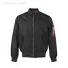 Hommes Vestes Hip Hop Streetwear Militaire Bomber Veste pour Hommes Manteau Avion MA1 Université Américaine Noir Pas Cher Étanche Manteau Coupe-Vent HKD230710