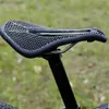 Bike Saddles MTB Road Bike Saddle Hollow Out Bicycle Seat Bench Breathable Lightweight Waterproof Shock Absorption Bike Accessories Parts HKD230710