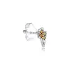 Orecchini a bottone in vero argento sterling 925 My Powerful Light Single For Women Ear Pins Fine Jewelry Gift Brincos