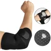 Ginocchiere Gomitiere Imbottitura di protezione esterna regolabile Compressione Manicotto del braccio traspirante Sport Pallavolo Palestra Cura del movimento