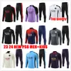 2023 2024 NOVITÀ psgs tute maglia da calcio kit da allenamento per il calcio survêtement 23 24 kit da uomo per bambini maglia da tuta a maniche lunghe piede chandal futbol tuta da jogging top