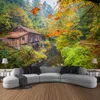 Arazzi Dashuhe Hut Paesaggio naturale Arazzo da parete Decorazione artistica Coperta Tenda appesa Casa Camera da letto Soggiorno Decorazione