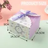 Emballage cadeau 2023 Fashion Bowknot Box Bonbons Saint Valentin Serviette Cosmétique Snack Mariage Fiançailles