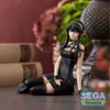 Action Toy Figures Pre-sale Genuine Figure 9CM Anime SPYFAMILY Yor Forger Princess Of Thorns Sexy Black Dress Sitting Model Dolls Toy Gift Collect