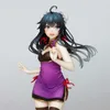 Action Toy Figures Anime My Youth Romantic Comedy Is Wrong Figure Purple Cheongsam Standing Model Toys Gift Ornaments 23CM