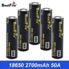 Akumulator litowy BestFire 18650 2700mAh 50A 3.7V