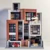 Diecast Model Modern Villas Series MOC 10204 10205 Modular Building Bricks Korean Style House Blocks Toy Gift for Children Boys Girls 230710