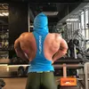 Hommes Débardeurs Hommes Sans Manches À Capuche Débardeurs Gym À Capuche Bodybuilding Entraînement Stringer Chemise À Séchage Rapide Fitness Homme Singulet D'été Casual Gilet 230710