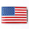 Kemerler moda Amerikan bayrağı kemer İngiliz desen metal birliği jack erkek kadın bel bandı