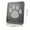 Patte de chien motif impression porte moustiquaire porte anti-morsure pour petit chien chat porte moustiquaire fournitures pour animaux de compagnie