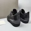 High Top Quality Full Black Wax Real Leather TPU Sneakers Boots Fragrant Sole Rock Ins luxuious Shoes