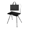 Camp Furniture Camping Table Load 30kg Hanging Hole Lightweight Folding Outside Side For Picnic Outdoor Patio Equipment