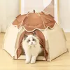 Tenda per animali domestici Tenda per gatti traspirante estiva Cuccia per gatti Accessori per tappetini per tende per gatti rimovibili e lavabili
