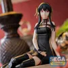 Action Toy Figures Pre-sale Genuine Figure 9CM Anime SPYFAMILY Yor Forger Princess Of Thorns Sexy Black Dress Sitting Model Dolls Toy Gift Collect