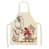 Köksförkläde Julklappsmönster varor till hem kök anpassningsbart förkläde alpacka Husstädning Förkläde för barn baktillbehör R230710